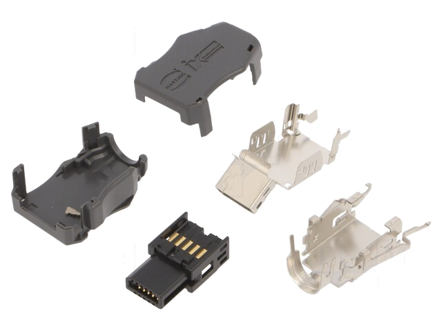 Connector: ix Industrial; stekker; ix Industrial®; vrouwelijk Connector: ix Industrial; stekker; ix Industrial®; vrouwelijk